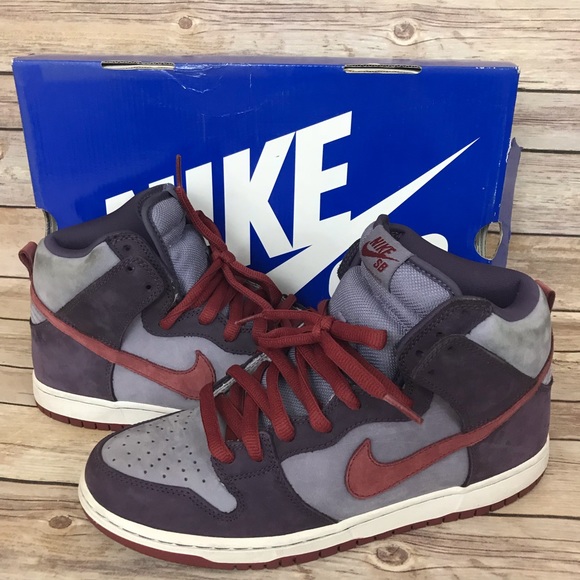 Nike SB Dunk High Plum Pruple Rare size 8.5 - Picture 8 of 8